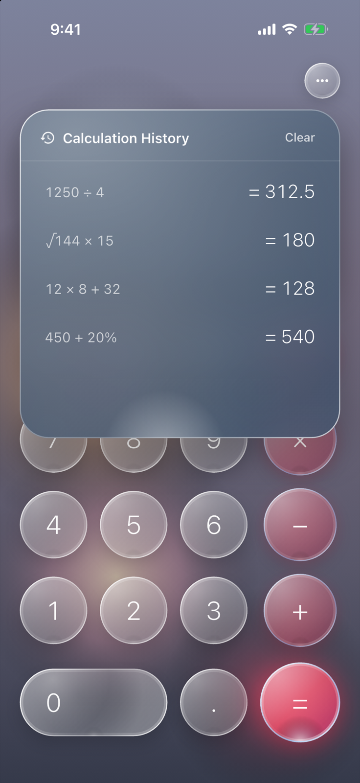 Calculation History frosted sheet in Rose Quartz